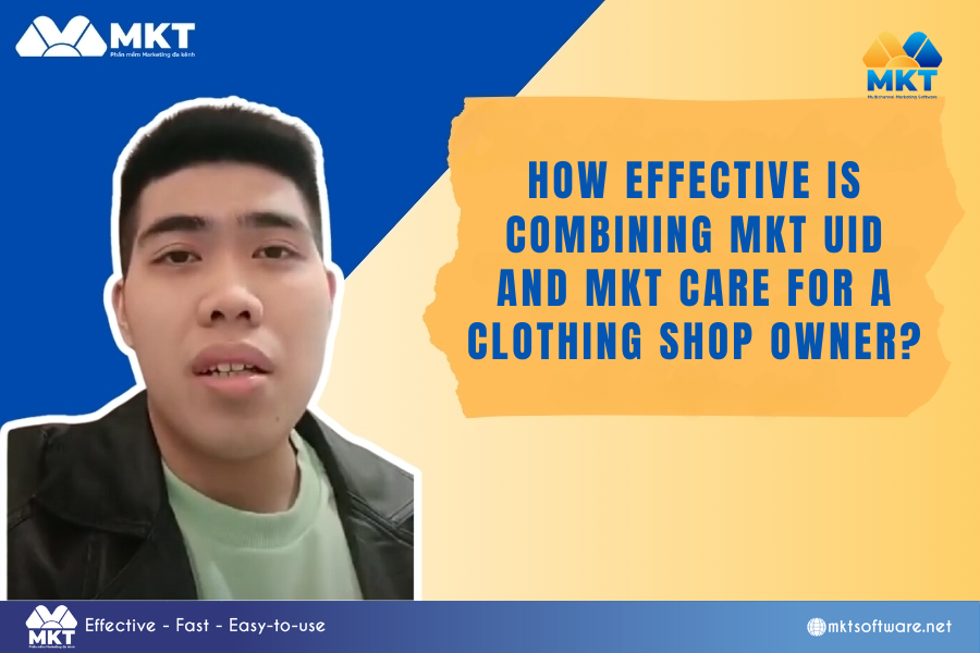 How Effective is Combining MKT UID and MKT Care for a Clothing Shop Owner?