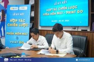 Signing Ceremony of Cooperation Between MKT Software and PRINTGO