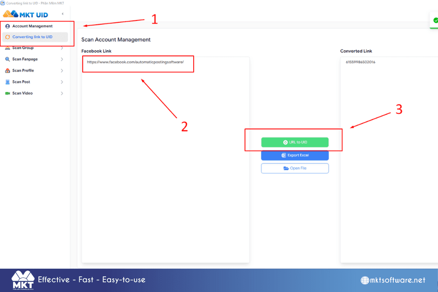 Convert Facebook Links into UIDs with MKT UID