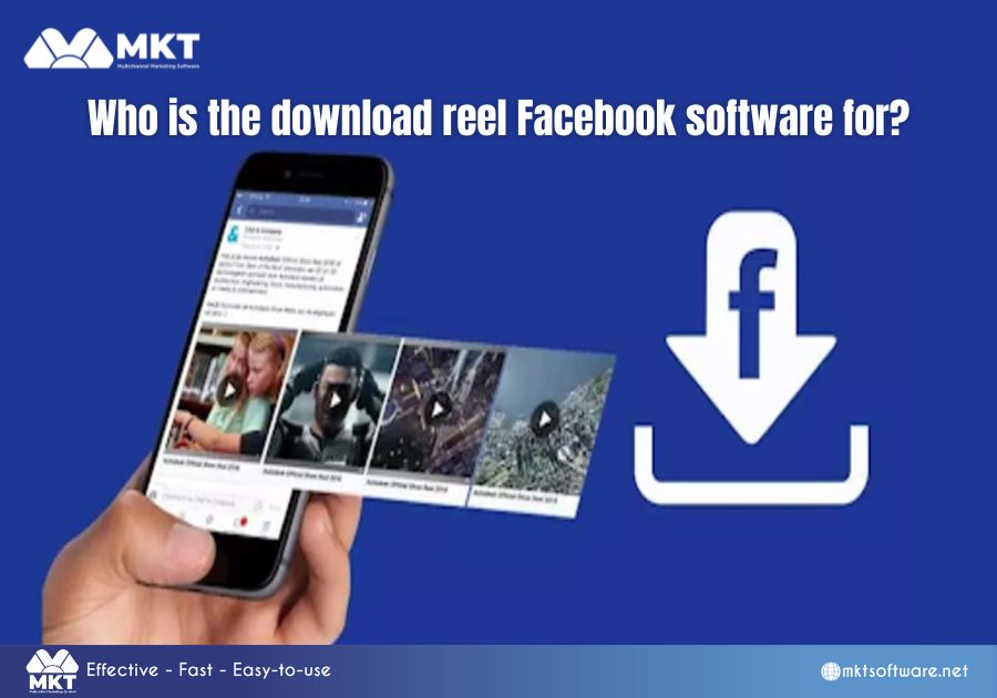 Who is the download reel Facebook software for?