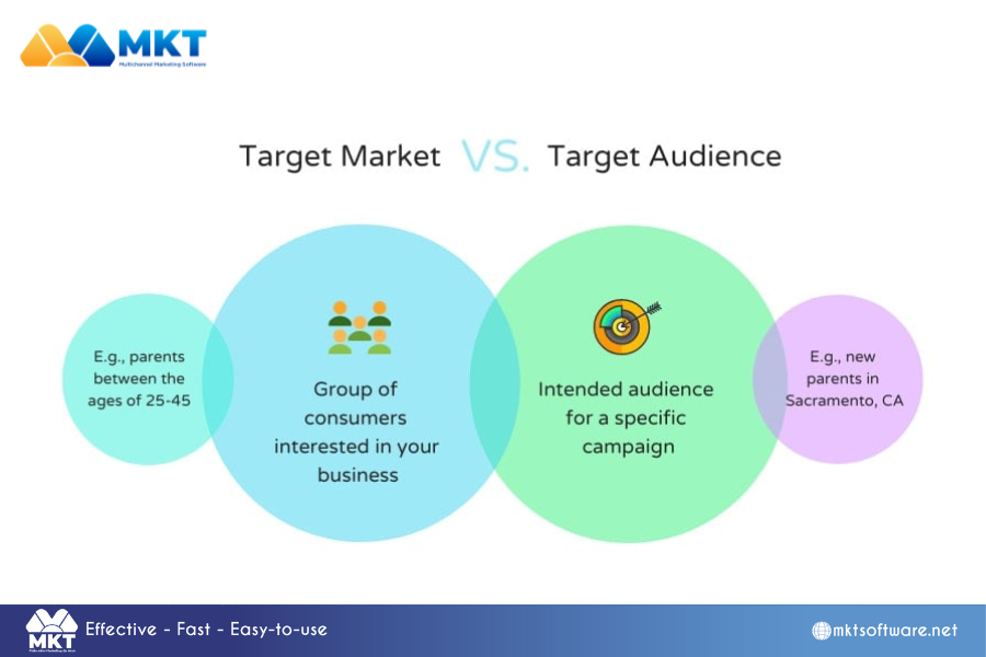 How to identify the target market and target audience?