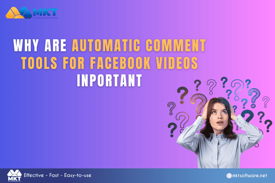 Why are automatic comment tools for Facebook videos important?