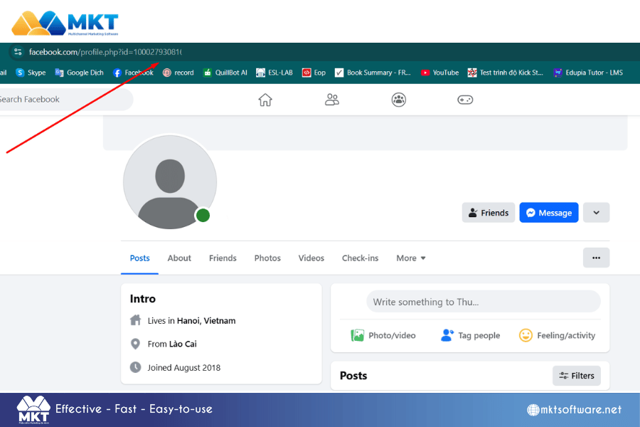 the 15-digit number after the period (.) is the Facebook ID you're looking for.