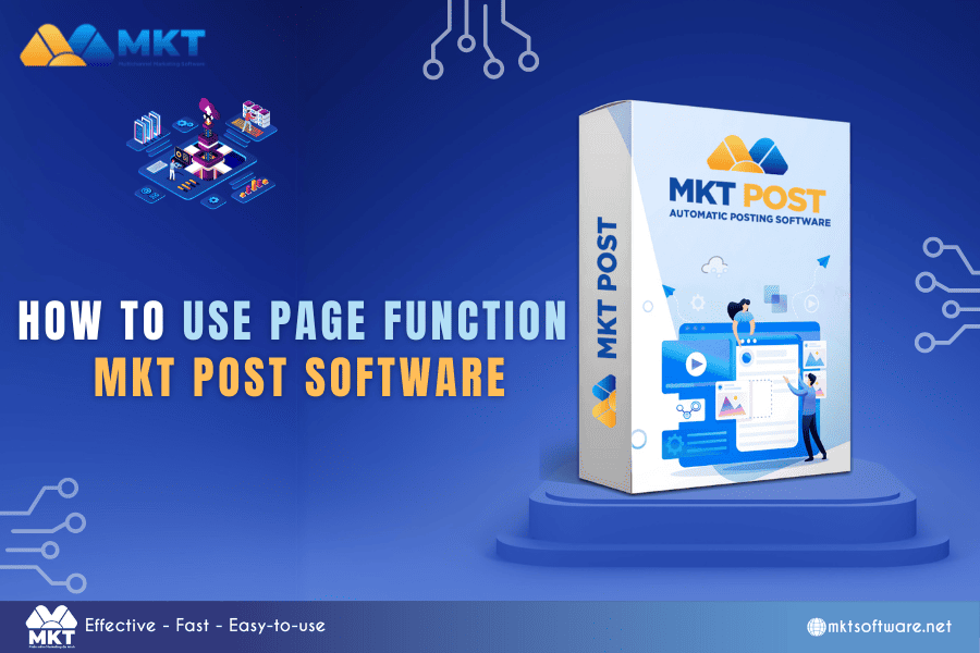 Instruction: How to use Page function on MKT Post