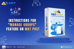 Manage groups in MKT Post