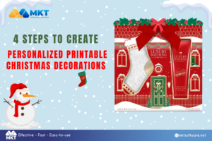 4 Steps To Create Personalized Printable Christmas Decorations