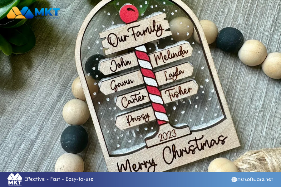 4 Steps To Create Personalized Printable Christmas Decorations