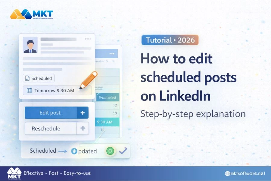 How to edit scheduled posts on LinkedIn