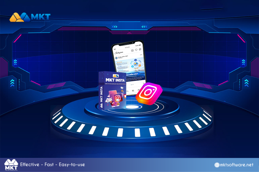 MKT Insta automation software interface for Instagram marketing growth.