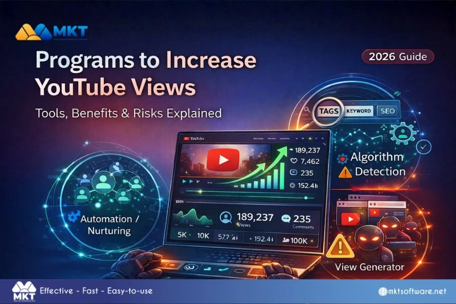 Program to increase YouTube views