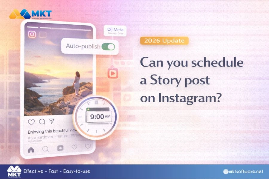 Can you schedule a story post on Instagram