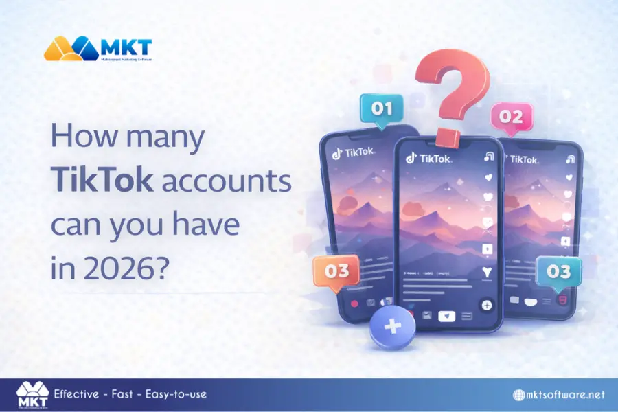 How many TikTok accounts can you have