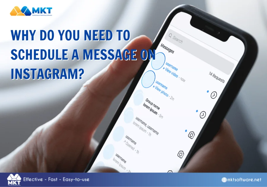 How to schedule a message on Instagram - Why is it necessary?