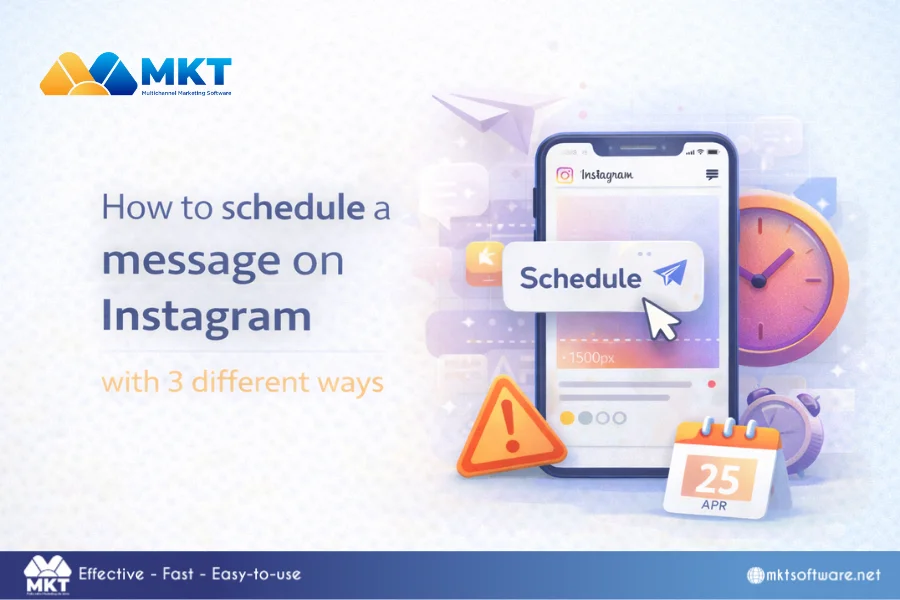 How to schedule a message on Instagram