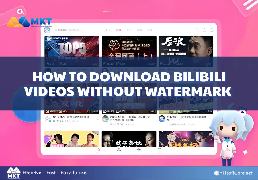 Download BiliBili videos without watermarks